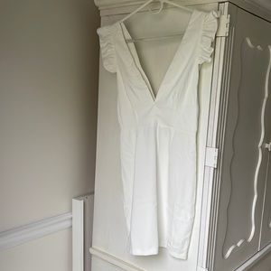White Superdown Mini Dress. From Revolve. Brand New.